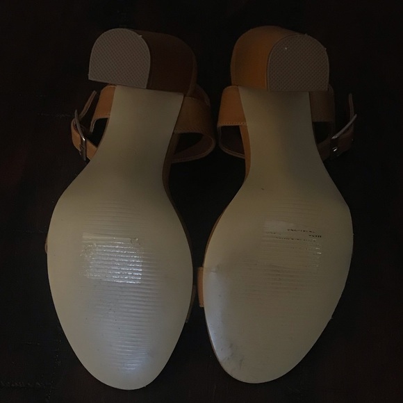 Chunky heel sandals with strap. 4 inch heel. - Picture 5 of 5